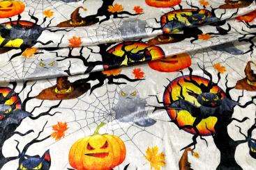 Pannesamt - It`s Halloween Weiß