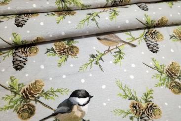 Wellness Fleece - Winter-Meisen Hellgrau