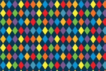 Satin - Crazy Diamonds - Nachtblau - 3,0 Meter 