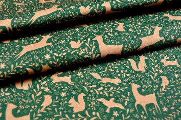 Baumwollstoff - Forest Animals 