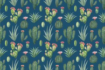 Nano-Softshell - Kaktus-Liebe Blau