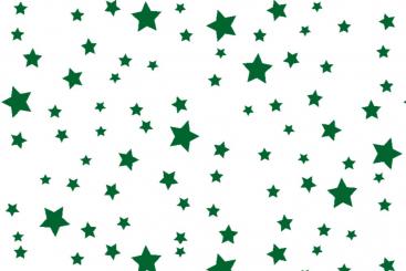 Blackout - Sterne Weiß/Grün