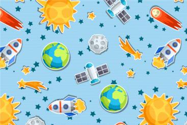 Blackout - Reise ins Weltall Hellblau