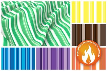 Blackout perm. schwer entflammbar - Multistreifen 