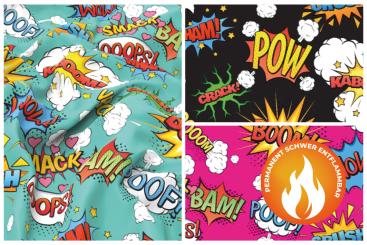 Blackout perm. schwer entflammbar - Comic Kaboom 