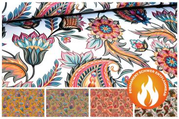 Blackout perm. schwer entflammbar - Exotic Paisley 