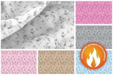 Blackout perm. schwer entflammbar - Marmor 