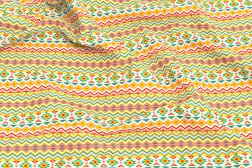 Frottee-Fleece - Indianer-Muster 3 