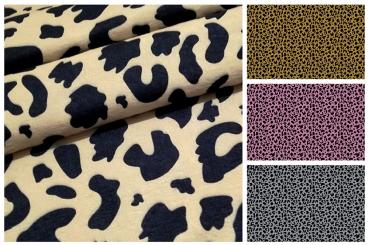 Frottee-Fleece - Leopard 