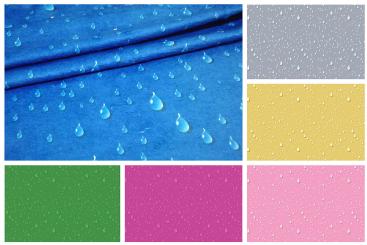 Frottee-Fleece - Wasserperlen 