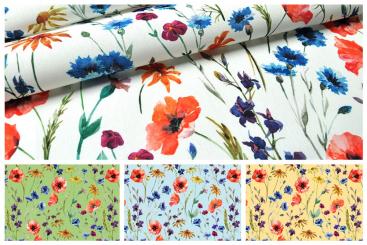 Outdoorstoff - Wildblumen 