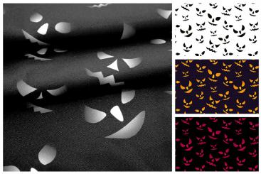 Universalstoff - Halloween Augen 