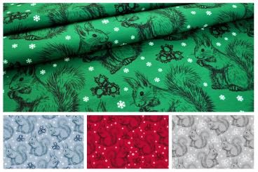 Wärme-Fleece - Eichhörnchen im Winter 