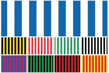 Fleecestoff - Streifen 