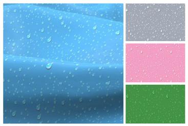 Dekostoff - Wassertropfen 