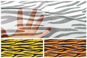 Moskitonetz-Stoff - Tierdruck - Zebra 