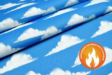 Akustikstoff perm. schwer entfl. - Schönwetter-Wolken 