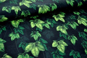 Akustikstoff perm. schwer entfl. - Efeu-Dschungel 