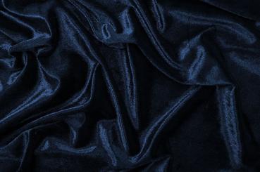 Stretch-Samt light - Dunkelblau 