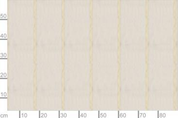 Voile Streifen Bassum 300cm breit Weiß/Creme