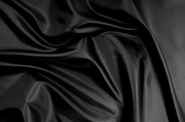 Dekorations-Taft - permanent B1 - 300 cm breit - Schwarz - 1,0 Meter 