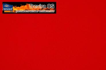 Trevira CS - 160 cm breit - permanent schwer entflammbar - Rot - 1,0 Meter 
