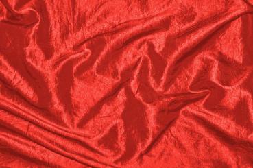 Crinkle Taft deluxe Rot