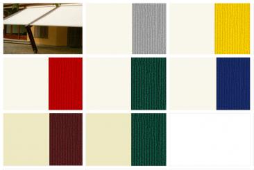 PVC-Markisen-Folie Deluxe - Blockstreifen - permanent B1 