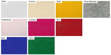 Glitzer-Filz - 1 mm stark -Uni/Silber 