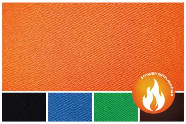 Polyester Segeltuch - schwer entflammbar B1 