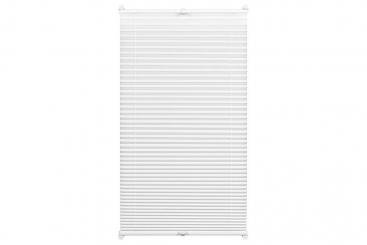 EASYFIX Plissee - 2 Bedienschienen - 90 x 130 cm - Weiß 