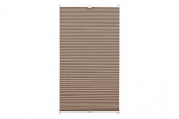 EASYFIX Plissee - 2 Bedienschienen - 70 x 130 cm - Taupe 