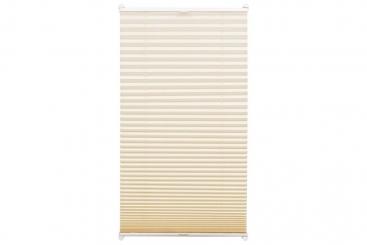 EASYFIX Plissee - 2 Bedienschienen - 60 x 130 cm - Creme 