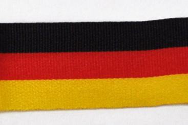 Zier-Band - Nationalflagge - 16 mm - 25 m- Rolle Deutschland 