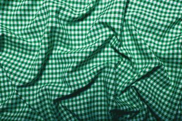 Vichy-Karo - reine Baumwolle - Tannengrün 