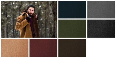 Lodenmix-Stoff - Uni 