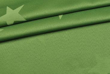 Sternenglanz - Dekostoff Jacquard - Grün/Hellgrün 