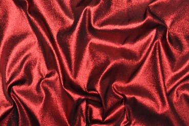 Lurex Stoff flammhemmend - 310 cm Rot
