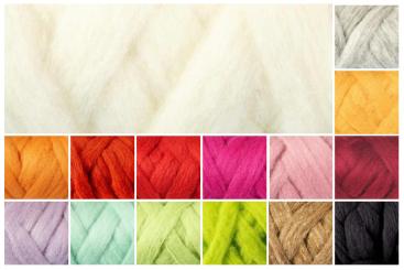 Wollstrang - 3-4 cm stark - 10 Meter Paket 