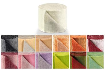 Wollfilz - 65 cm breit - 5/6 mm - 2 farbig 