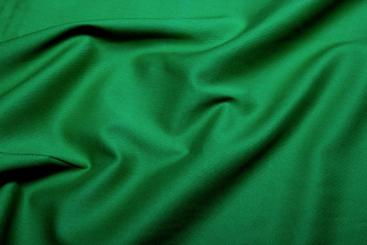 Canvas Baumwollstoff - Uni - Grün - 1,0 Meter 
