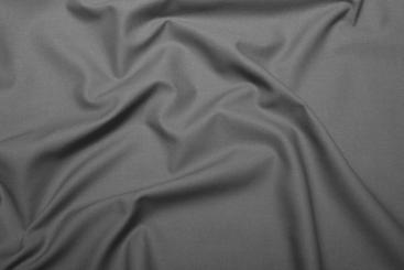 Canvas Baumwollstoff - Uni - Grau - 1,0 Meter 