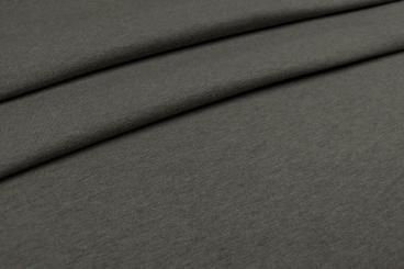 Strickbündchen - Uni Melange Dunkelgrau