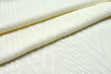 Sweatshirt-Stoff - Winter-Edition No 4 Creme        