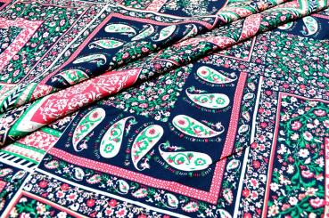 Viskosestoff - Paisley Da Sofia 