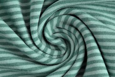 Jersey - Mini-Ringel Mint