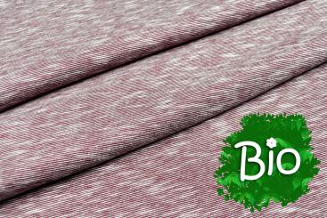 Slub-Jersey - Henry - Bordeaux - Bio 
