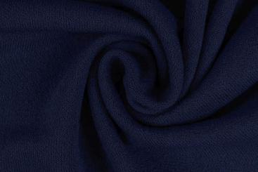 Viskose-Strick - Uni - Nachtblau 