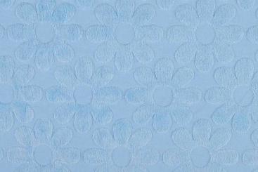 Frottee-Jacquard - Blümchen - Hellblau 