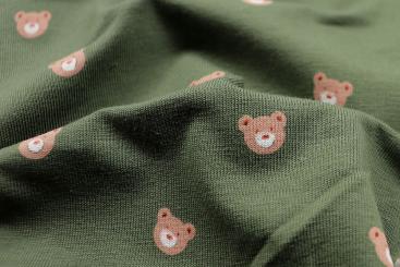 Baumwolljersey - Mini-Teddys 